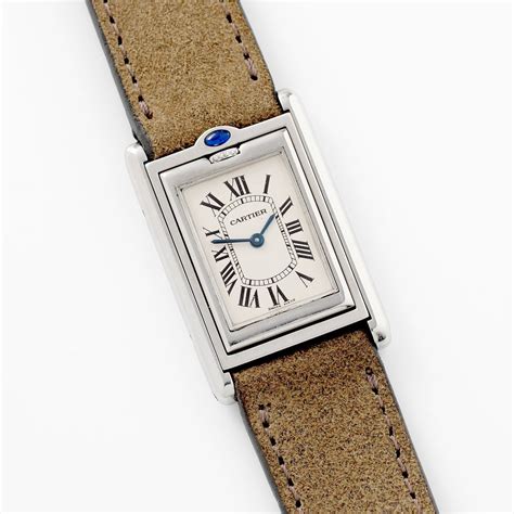 cartier tank basculante donna|Cartier Tank basculante for sale.